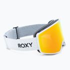 Gogle snowboardowe damskie ROXY Storm Women bright white/amber rose ml red