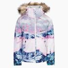 Kurtka snowboardowa dziecięca ROXY Jet Ski SE Girl bright white pyrennes