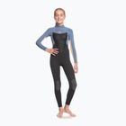 Pianka do pływania dziecięca ROXY 4/3 mm Prologue Back Zip GBS cloud black/ powderdgrey/sunglow