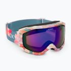 Gogle snowboardowe damskie ROXY Sunset ART stone blue jorja/amber rose ml blue