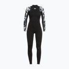 Pianka do pływania damska ROXY 4/3 mm Elite Chest Zip GBS true black/black flowers