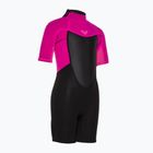 Pianka do pływania dziecięca ROXY 2/2 mm Prologue Back Zip Springsuit Flock festival fuchsia