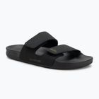 Klapki męskie Quiksilver Rivi Leather Double Adjust black 1