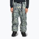 Spodnie snowboardowe męskie Quiksilver Snow Down Cargo woodland abstract sea spray