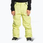 Spodnie snowboardowe dziecięce Quiksilver Estate celery green