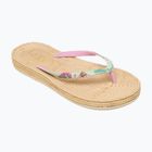 Japonki damskie ROXY South Beach III green/pink