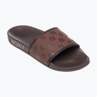 Klapki damskie ROXY Slippy IV brown combo