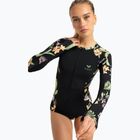 Longsleeve do pływania damski ROXY Zip Lycra anthracite island escape