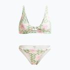Strój kąpielowy dwuczęściowy damski ROXY Hibiscus Daze Elongated Tri basil party waves yw