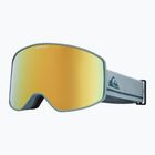 Gogle snowboardowe Quiksilver Storm dark ivy/clux ml gold