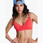 Góra od stroju kąpielowego ROXY Solid Essentials Wrap Bralette hibiscus