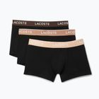 Bokserki Lacoste 5H3401 3 pary black/biscuit/baguette