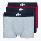 Bokserki Lacoste 5H1803 3 pary navy blue/silver china/red