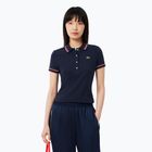 Koszulka polo damska Lacoste Polo DF9599 navy blue/rill/grenadine