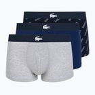 Bokserki męskie Lacoste 5H1288 3 pary navy blue/silver chine/methylene