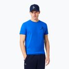 Koszulka męska + czapka Lacoste TH1044 gipsy white/ navy blue