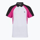 Koszulka polo tenisowa męska Lacoste Polo DH8963 white/malva black