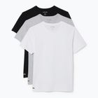 Koszulka męska Lacoste TH9010 3-pak white/silver chine/black