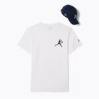 Koszulka męska + czapka Lacoste TH1044 white/ navy blue