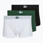 Bokserki męskie Lacoste 5H5441 3 pack white/green/black