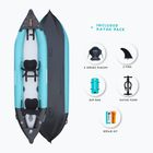 Kajak pompowany 2-osobowy AQUADESIGN Koloa 360 cm blue/black