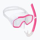 Zestaw do snorkelingu dziecięcy Aqualung Raccon Combo white/pink