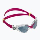 Okulary do pływania dziecięce Aquasphere Kayenne Compact transparent/raspberry