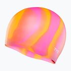 Czepek pływacki TYR Multi-Color Silicone orange/pink