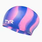 Czepek pływacki TYR Multi-Color Long Hair Silicone purple/pink