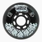 Kółka do rolek FR Skates Street Invaders Wheels 84mm/84A X4 black/black