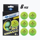 Piłeczki do tenisa stołowego Donic-Schildkröt Glow In The Dark Poly 40+ 6szt. glow