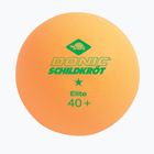 Piłeczki do tenisa stołowego Donic-Schildkröt 1-Star Elite Poly 40+ 3 szt. orange