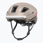Kask rowerowy z kierunkowskazami ABUS Hyp-E champagne gold