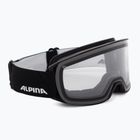 Gogle narciarskie Alpina Nakiska black 2024 matte/clear