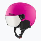 Kask narciarski dziecięcy Alpina Zupo Visor Q-Lite pink matt