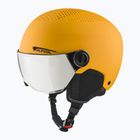 Kask narciarski dziecięcy Alpina Zupo Visor Q-Lite burned/ yellow matt