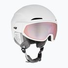 Kask narciarski Alpina Oro QV Mips white matt/water pink