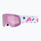 Gogle narciarskie dziecięce Alpina Fernie Q-Lite white/confetti matt