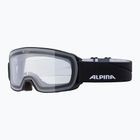 Gogle narciarskie Alpina Nakiska black matte/clear