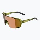 Okulary przeciwsłoneczne Alpina Lumin green transparent gloss/gold mirror
