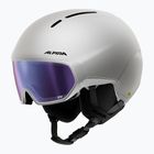 Kask narciarski Alpina Vizzard QV MIPS white matt