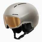 Kask narciarski Alpina Vizzard QV MIPS sand matt