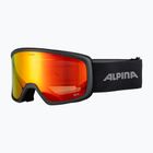 Gogle narciarskie Alpina Narkoja 2 Q-Lite black matt/red s2