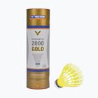 Lotki do badmintona VICTOR Nylonshuttle 2000 Medium 6 szt. yellow