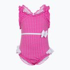 Strój kąpielowy jednoczęściowy dziecięcy z pieluszką Fashy 1547 Babies Little Stars pink