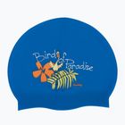Czepek pływacki dziecięcy Fashy 30402 Printed blue