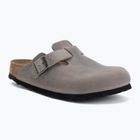 Klapki BIRKENSTOCK Boston Soft Footbed Oiled Leather Narrow iron