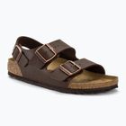 Sandały BIRKENSTOCK Milano BF Narrow dark brown