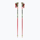 Kije narciarskie LEKI WCR TBS SL 3D bright red/black/neon yellow