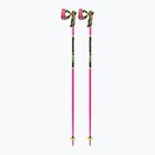 Kije narciarskie LEKI WCR TBS SL 3D neon pink/black/neon yellow